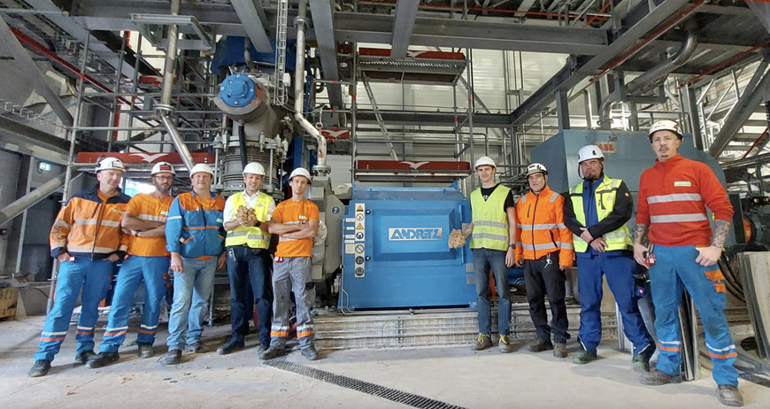 NEW ANDRITZ LINE SUCCESSFULLY PRODUCES FIRST FIBERS FOR PAVATEX, FRANCE